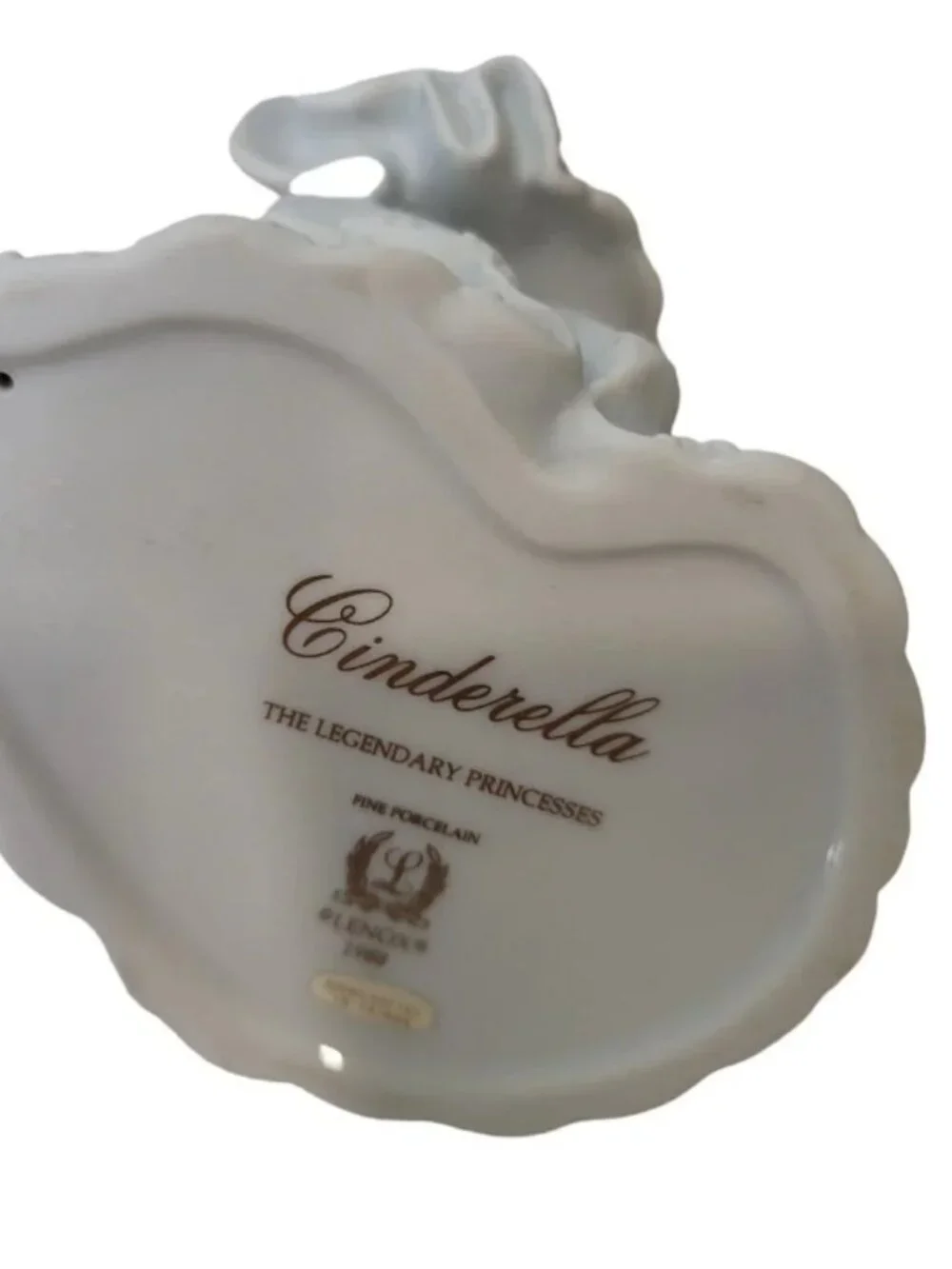 Vintage Lenox Cinderella Figurine Statuette Legendary Princess Porcelain 1988